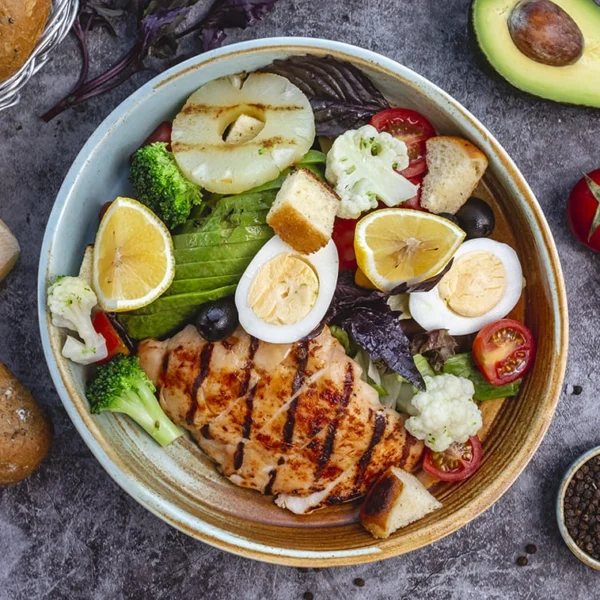 A daily meal plan layout featuring a healthy 1500-calorie meal plan for weight loss.